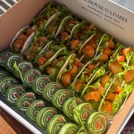 Шашлычки + шпинатный рулет