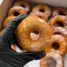 Пончики творожные