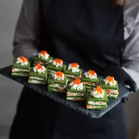 Шпинатное пирожное