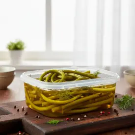 Стрелки чеснока солено-маринованые (черемша), 200 г