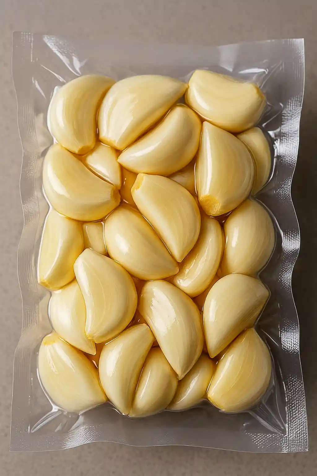 Чеснок свежий, очищенный, в вакууме