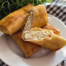 Блинчики с творогом