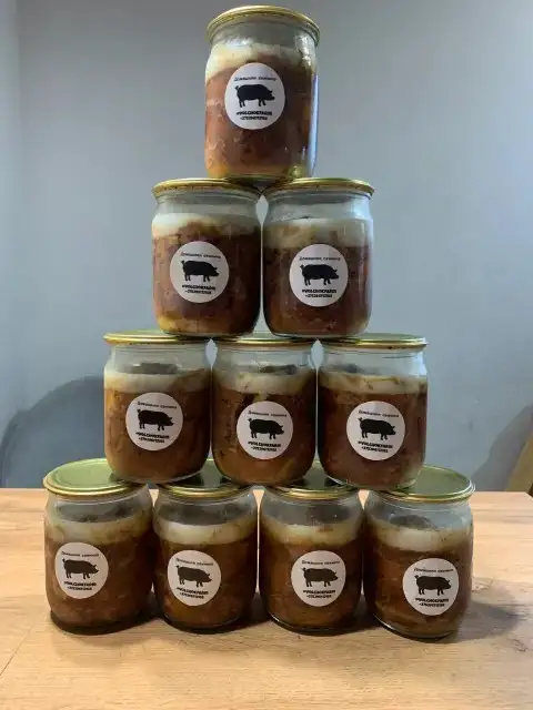 Домашняя тушенка из свинины