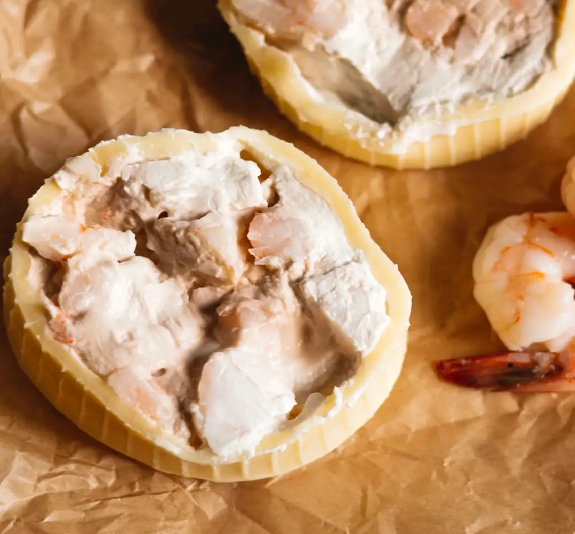 Сыр Таямнiчка с королевской креветкой фото 2