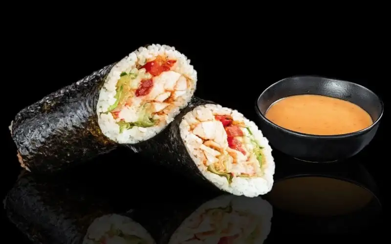 Суши-буррито с креветками