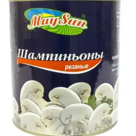 Шампиньоны резаные MAYSUN, 3100 мл