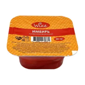 Имбирь розовый маринованный порционный, 30 г