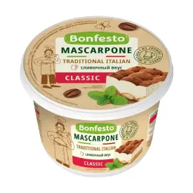 Сыр Маскарпоне, 78%, мягкий, 500 г