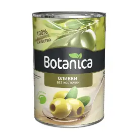 Оливки б/к конс. целые Botanica (340/360), 300мл