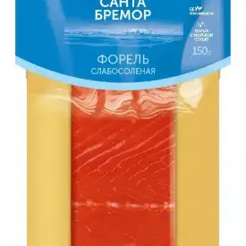 Форель радуж. филе-кусок слабосоленая, 300 г