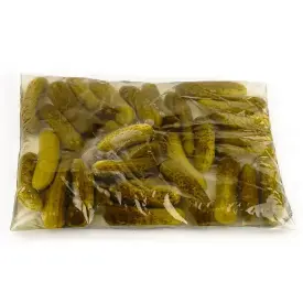 Огурцы маринованные целые 6-9 см, пакет 1,8 кг