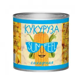 Кукуруза сладкая, 340 г, SunFeel