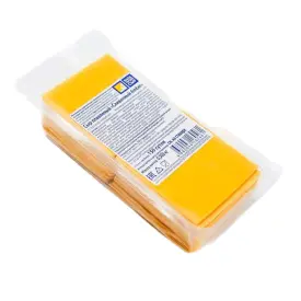 Сыр плав. «Сливочный Amber» мдж 45%, 500 г (слайсы 40 шт)