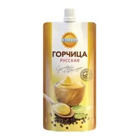 Горчица пищевая «Русская», дой-пак, 180 г