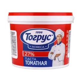 Паста томатная с сод. сух. в-в 27% «Тогрус», ведро 5 кг
