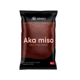 Паста соевая «Aka Miso» тёмная, 1 кг, Genso