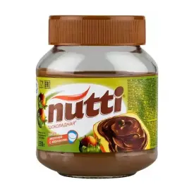 Шоколадная паста NUTTI ореховая с добавлением какао, 330 г