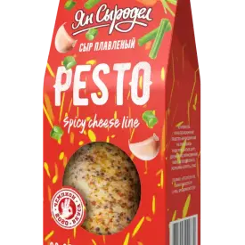 Сыр плавленый «Pesto» со специями «PEASANT»