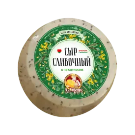 Сыр «Сливочный» с пажитником (круг), 45%