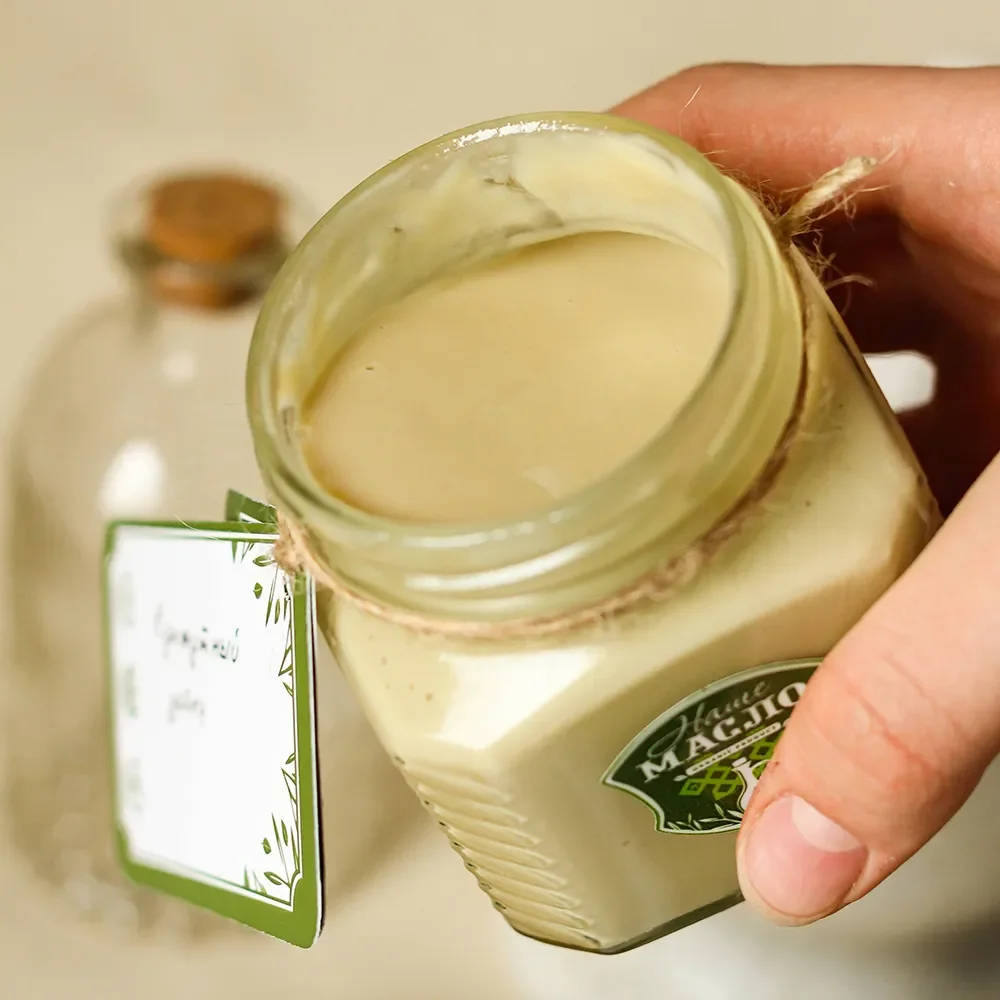 Урбеч бурого кунжута, 250мл. фото 2